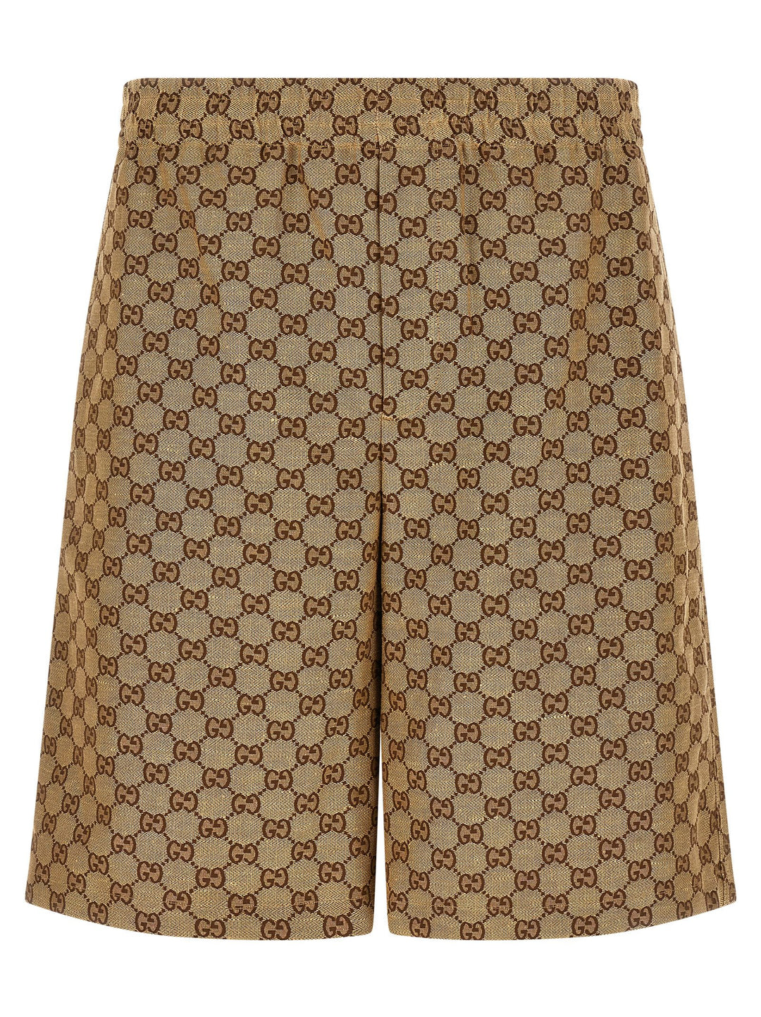 Gucci Beige Linen Bermuda Shorts
