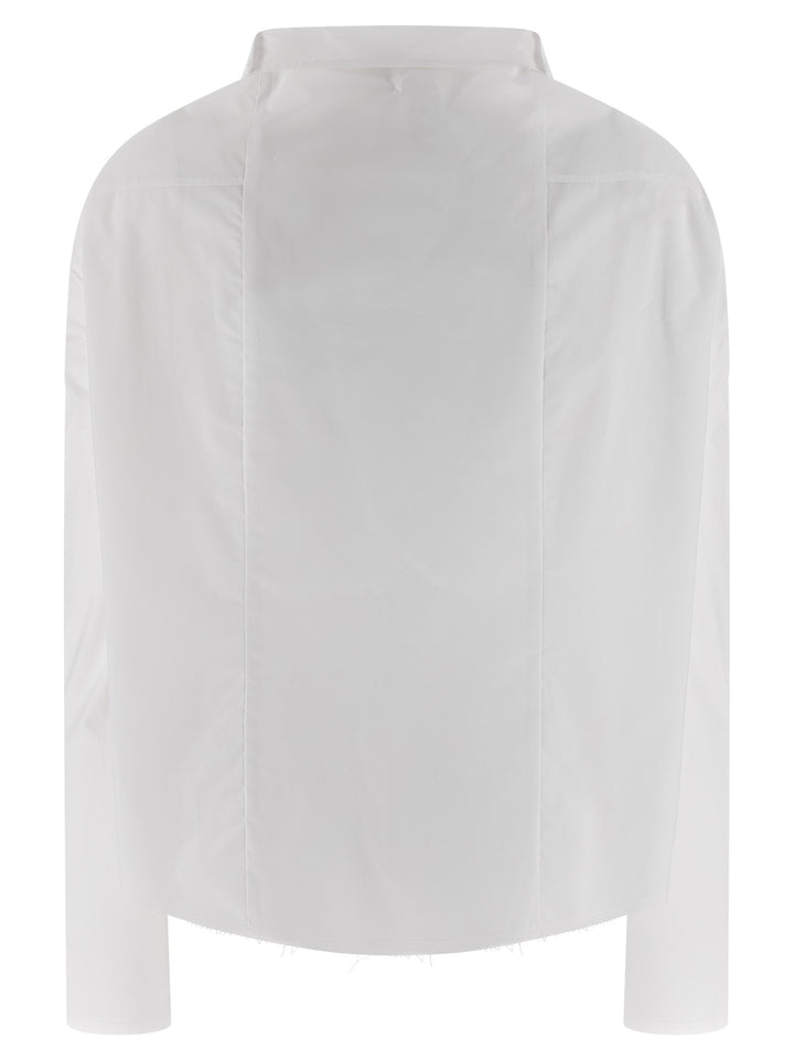 MM6 Maison Margiela White Cotton Blouse