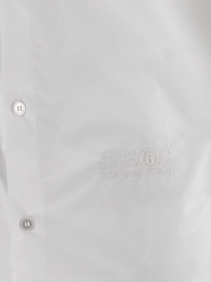 MM6 Maison Margiela White Cotton Blouse