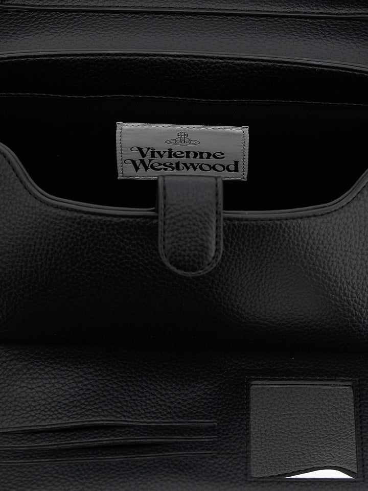 Vivienne Westwood Black Polyethylene Shoulder Bag