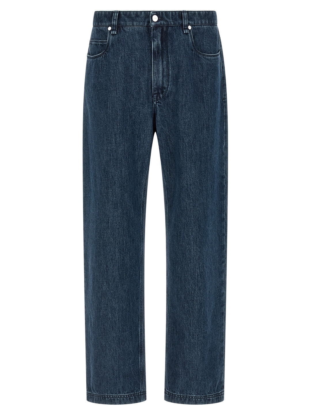 Fendi Blue Cotton Flared Jeans
