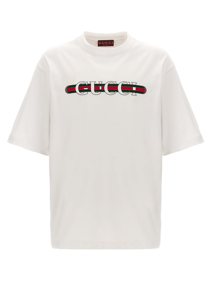 Gucci White Cotton T-Shirt