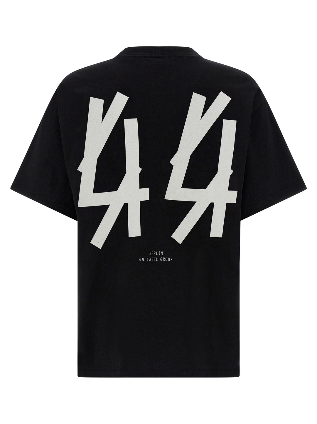 44 Label Group Black Cotton T-Shirt