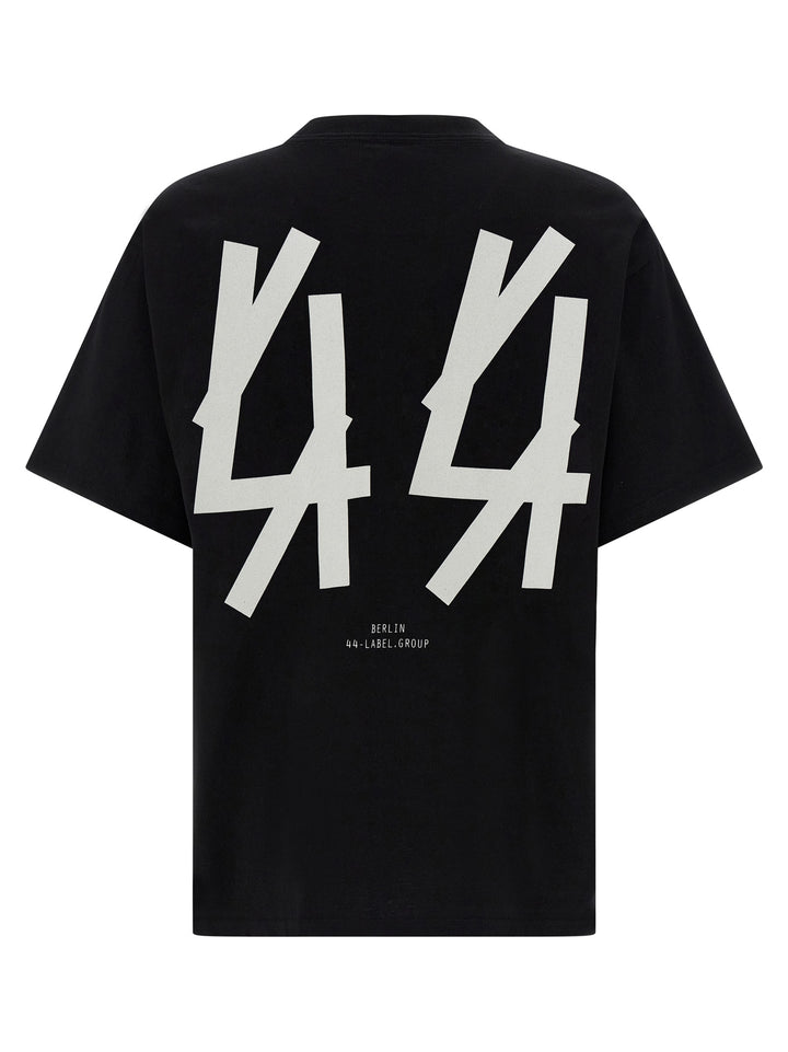 44 Label Group Black Cotton T-Shirt