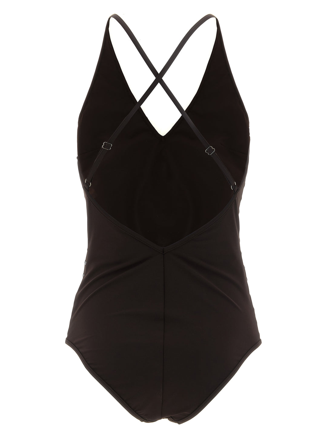 Brunello Cucinelli Brown Polyamide One-Piece Swimsuit