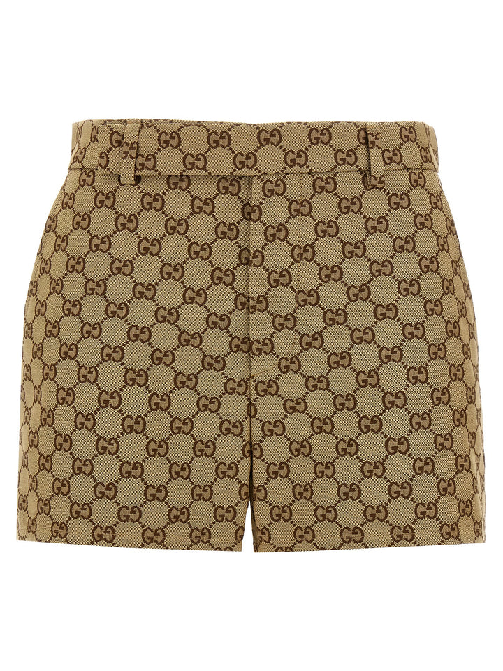 Gucci Beige Cotton Bermuda Shorts