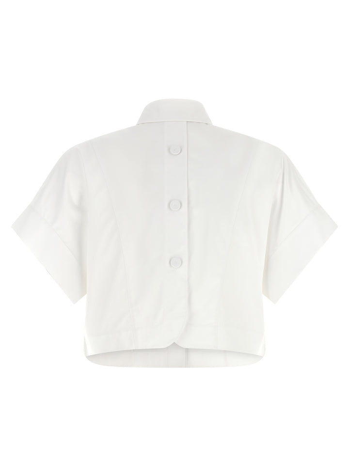 Fendi White Cotton Blouse
