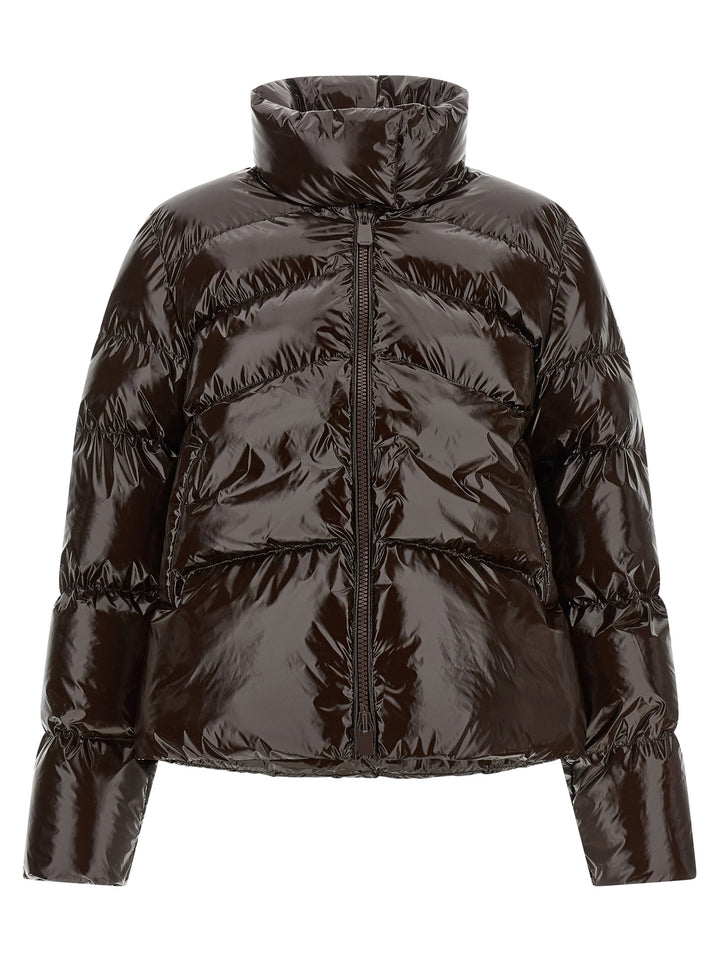 PINKO Brown Polyamide Full-Length Jacket
