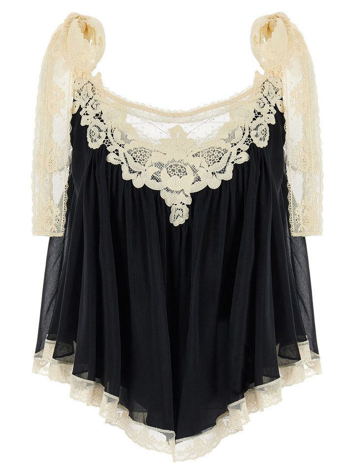 Zimmermann Bicolor Cotton Shirt