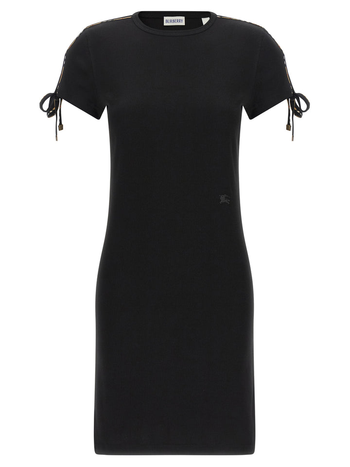 Burberry Black Cotton Short Dress