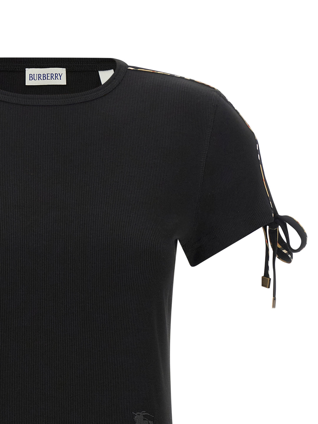 Burberry Black Cotton Short Dress