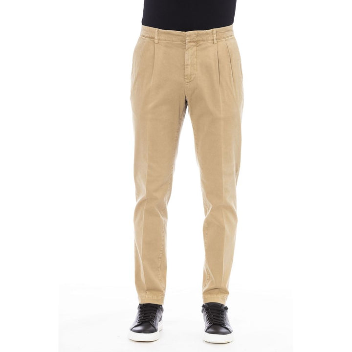 Peserico Beige Cotton Men&