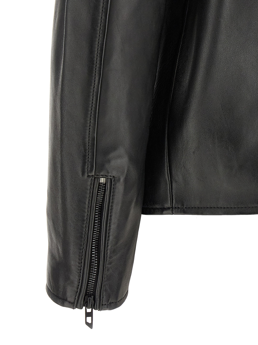 Diesel Black Lamb Leather Leather Jacket