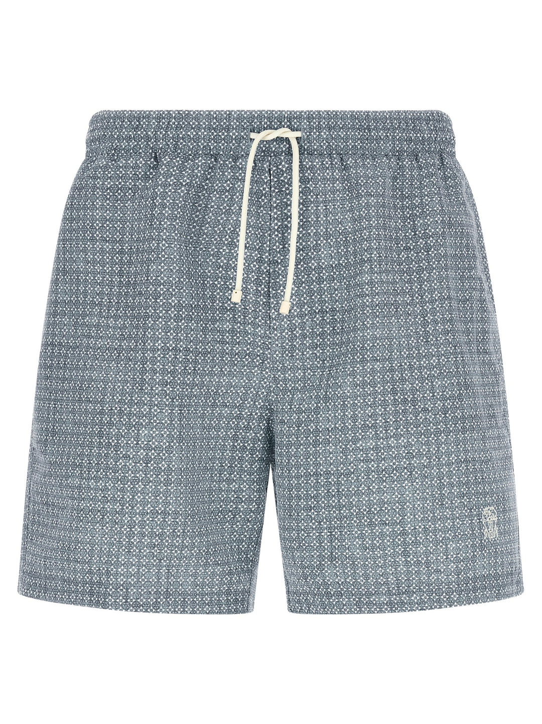 Brunello Cucinelli Blue Polyester Swim Shorts