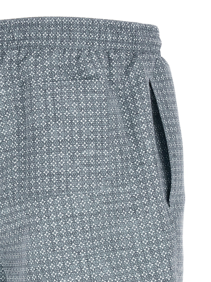 Brunello Cucinelli Blue Polyester Swim Shorts
