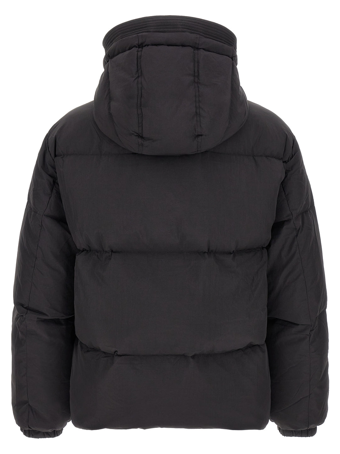 Diesel Black Polyamide Full-Length Jacket