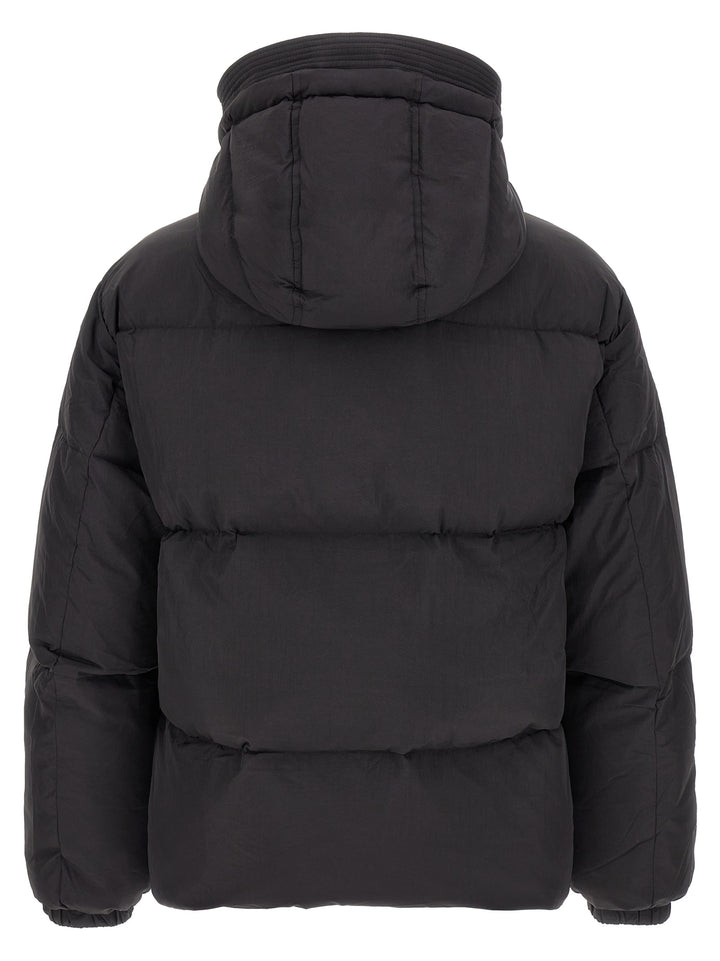 Diesel Black Polyamide Full-Length Jacket