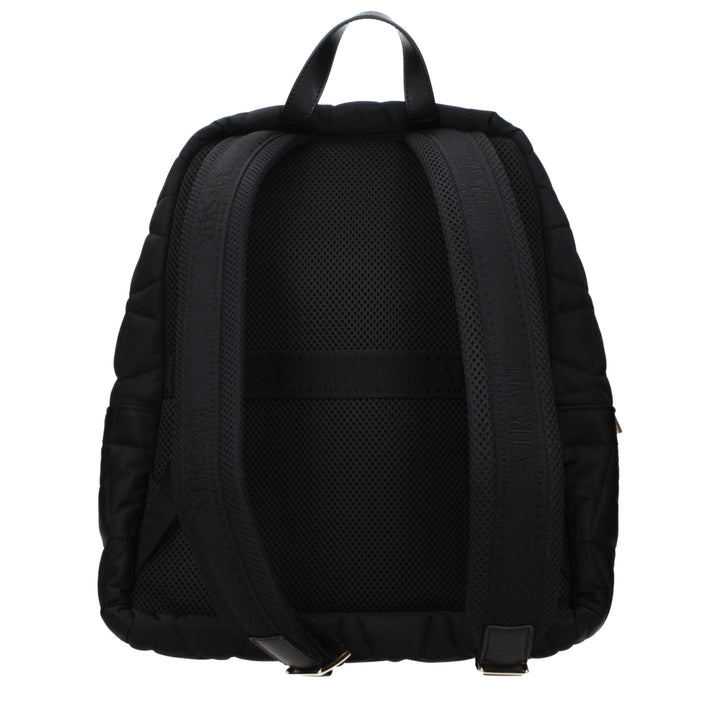 Versace Black Fabric Backpack