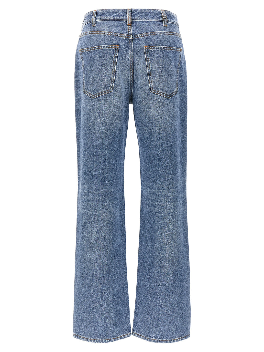 Chloé Blue Cotton High-Waisted Jean