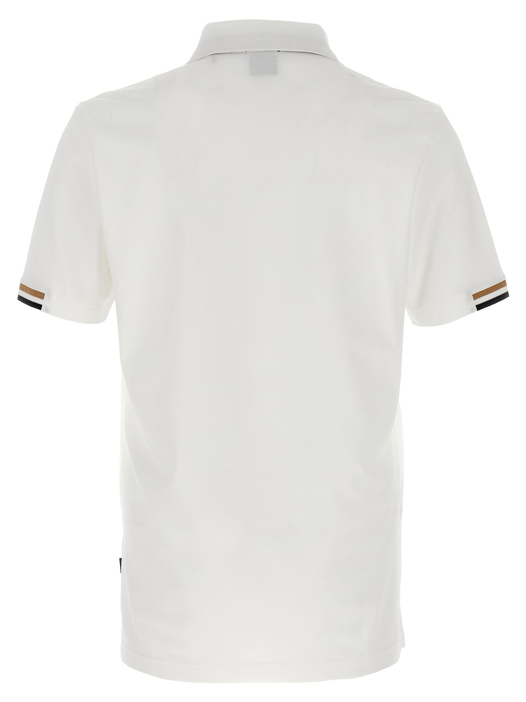 Hugo Boss White Cotton Polo Shirt