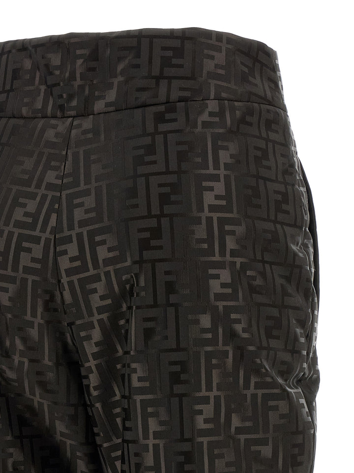 Fendi Brown Cotton Athletic Pants