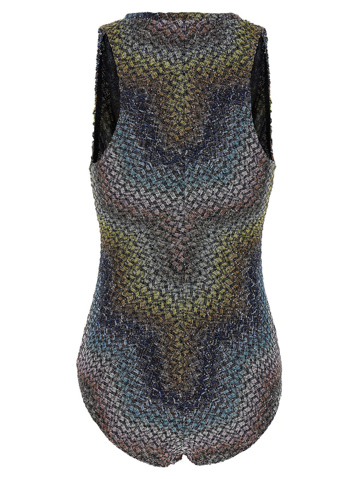 Missoni Multicolor Viscose One-Piece Swimsuit