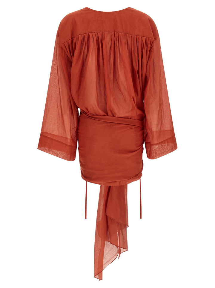 The Andamane Multicolor Cotton Short Dress