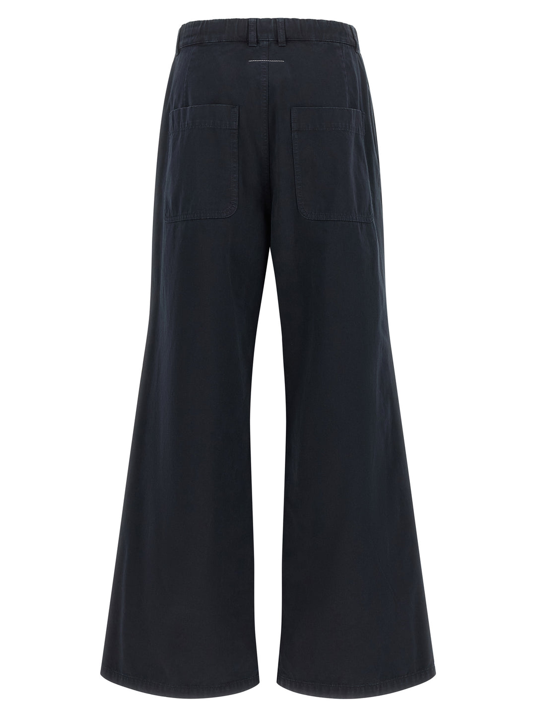 MM6 Maison Margiela Blue Cotton Casual Pants