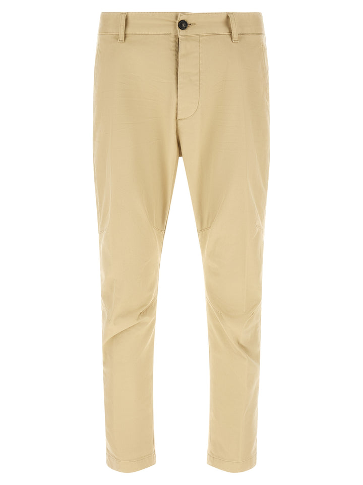 Dsquared² Beige Cotton Cargo Pants