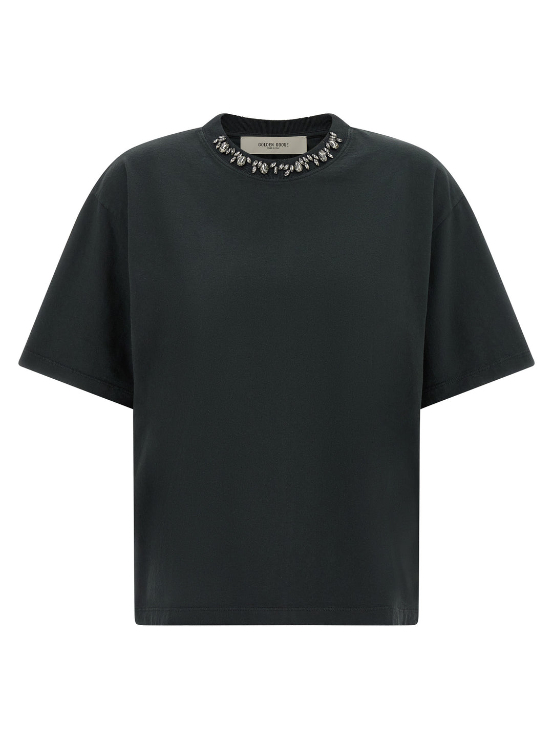 Golden Goose Black Cotton T-Shirt