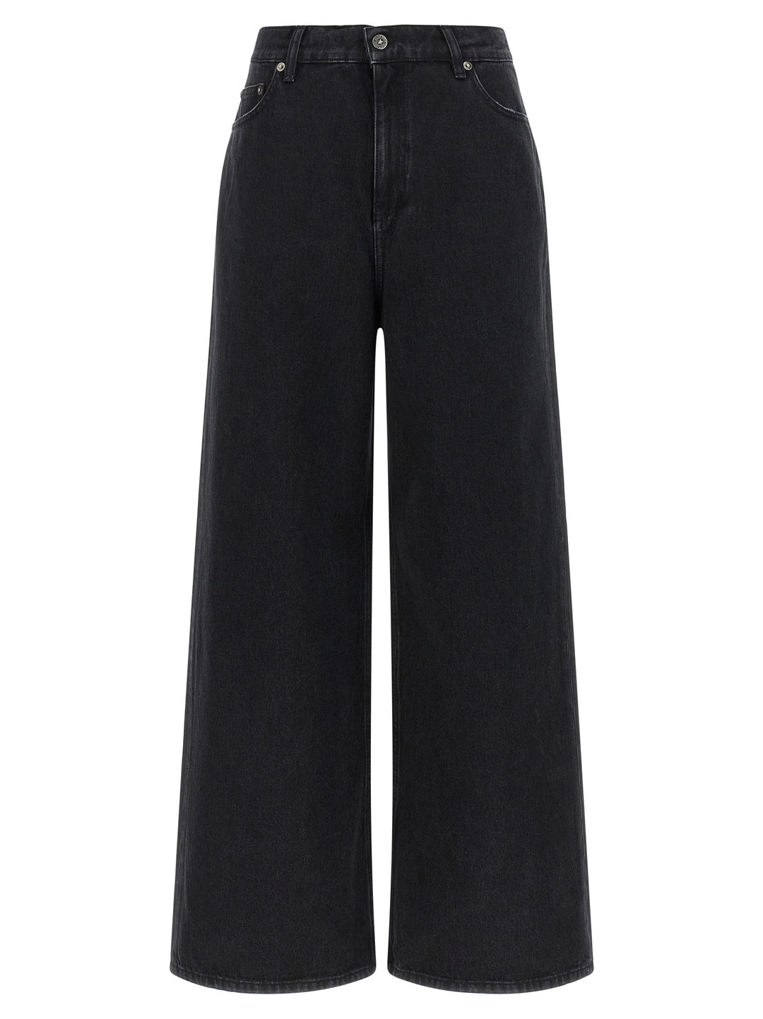 Golden Goose Black Cotton Flared Jeans