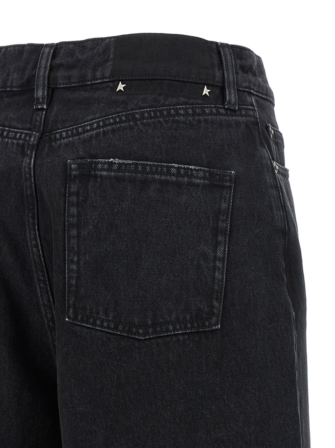 Golden Goose Black Cotton Flared Jeans