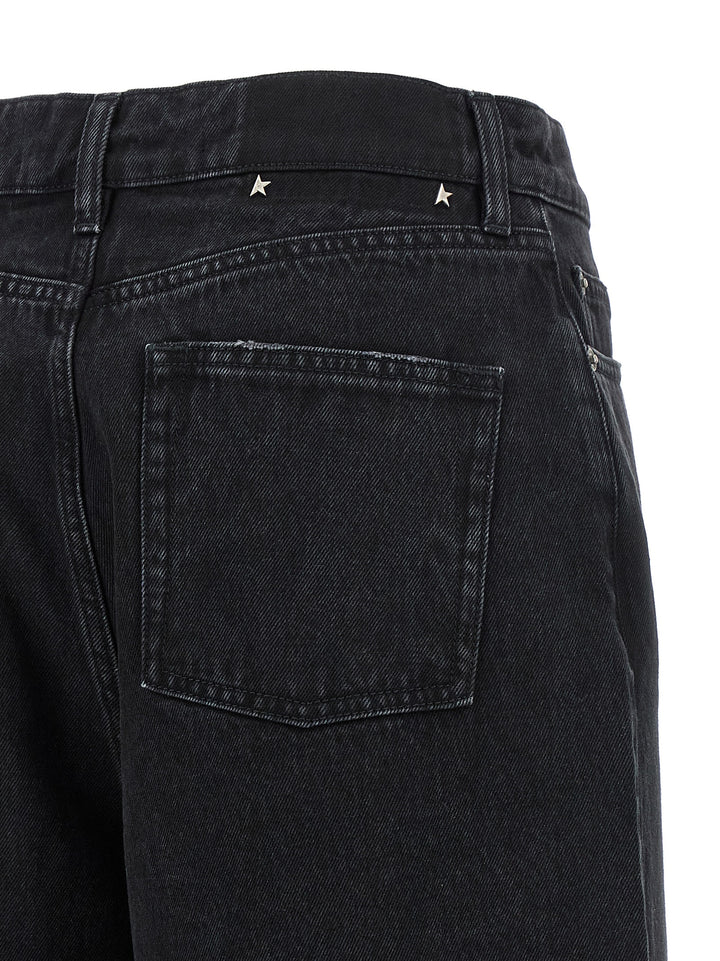 Golden Goose Black Cotton Flared Jeans