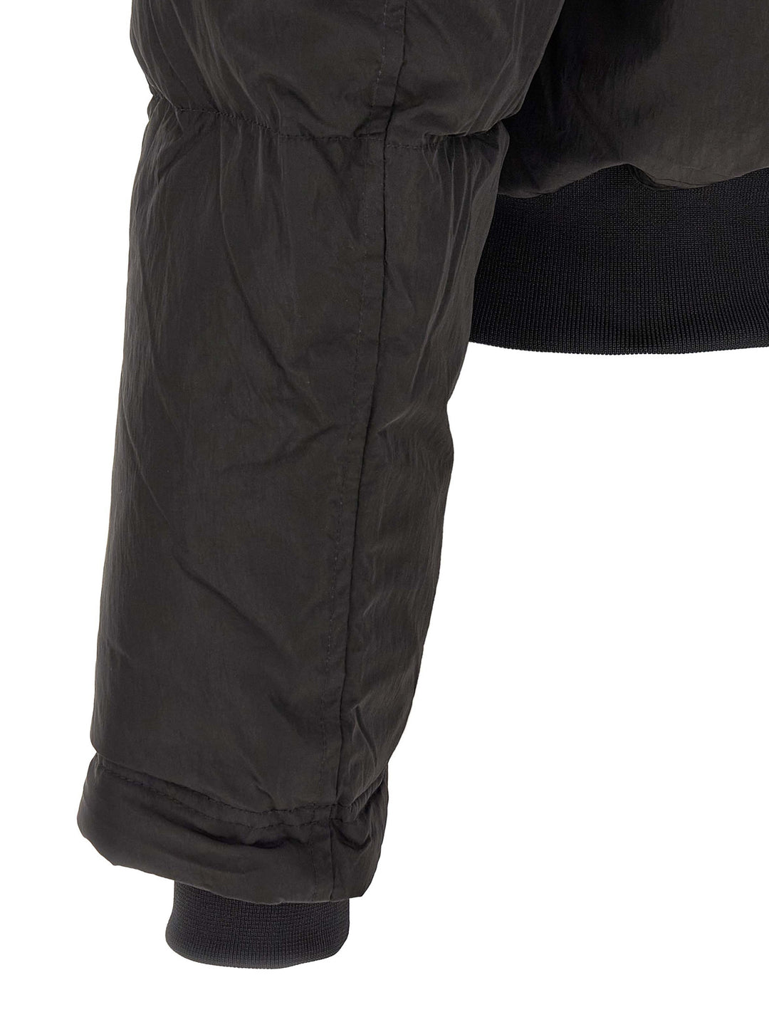 Diesel Black Polyamide Full-Length Jacket