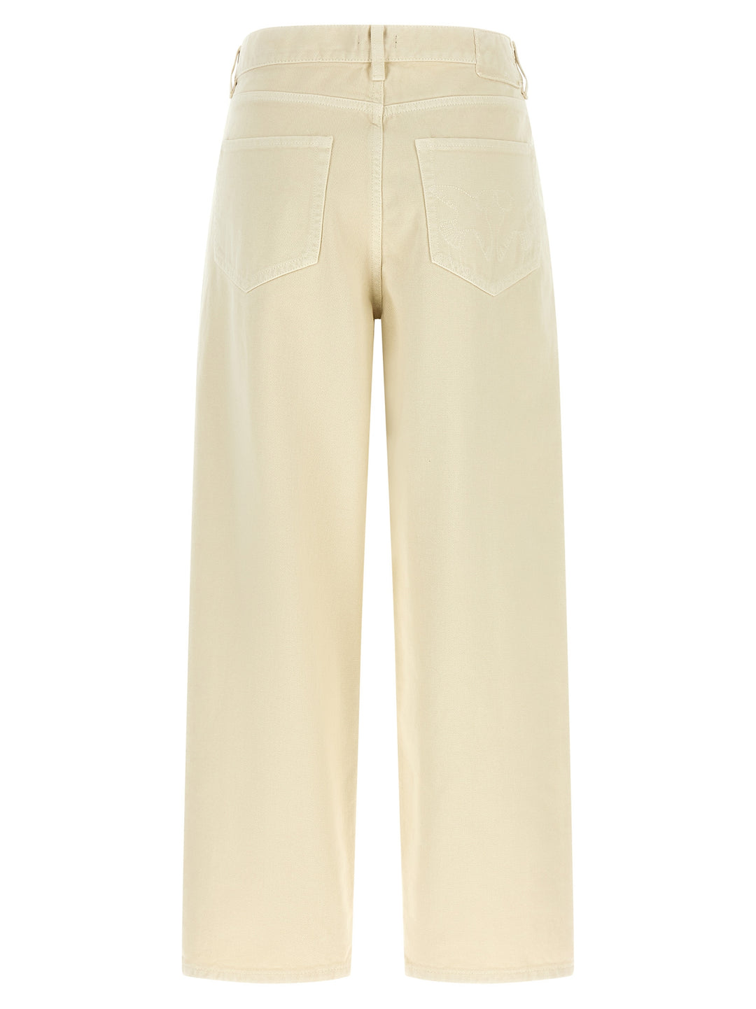 PINKO Beige Cotton Jeans Denim