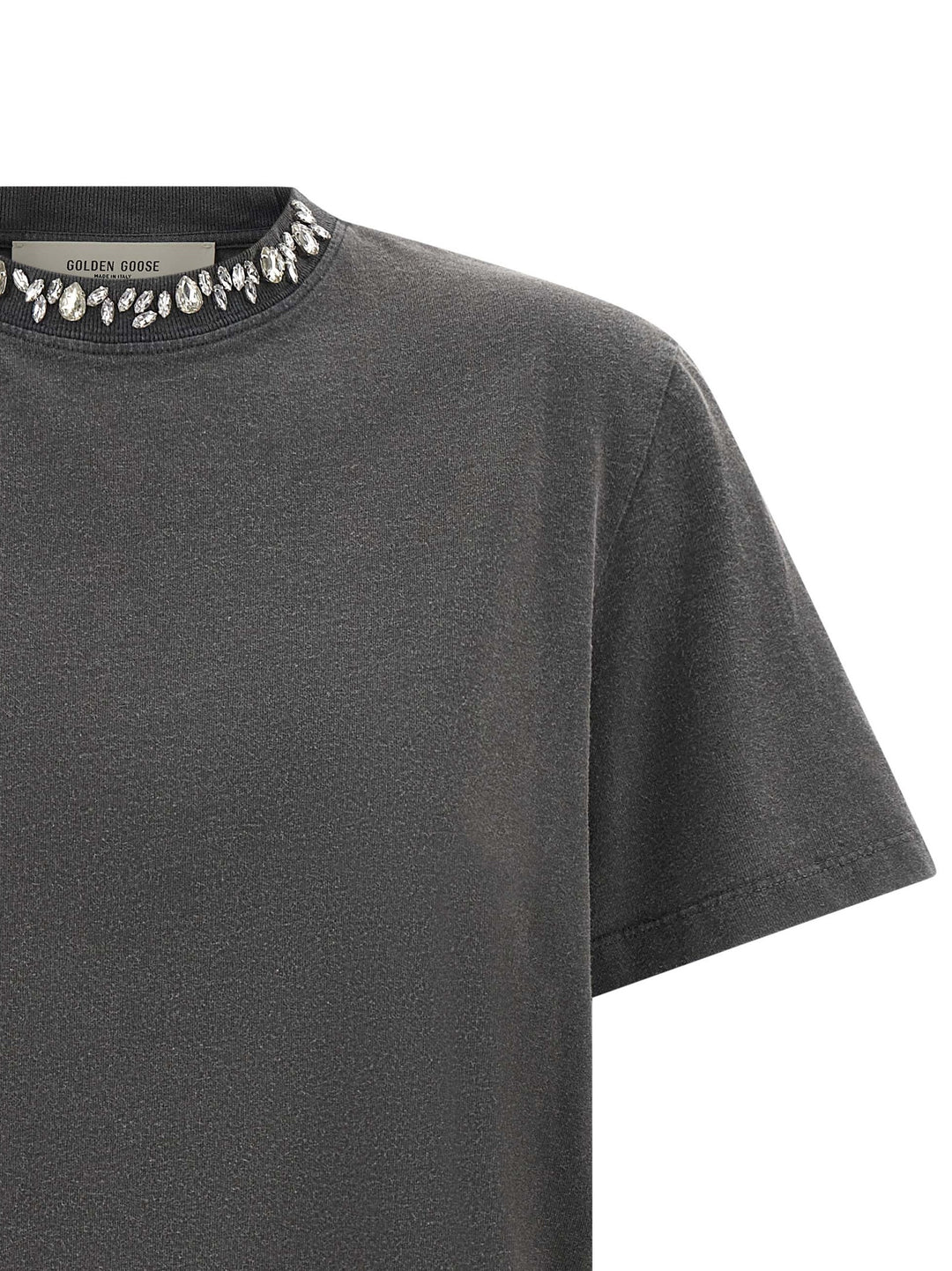 Golden Goose Gray Cotton T-Shirt