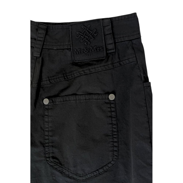 Mr&amp;Mrs Italy Black Cotton Women Shorts