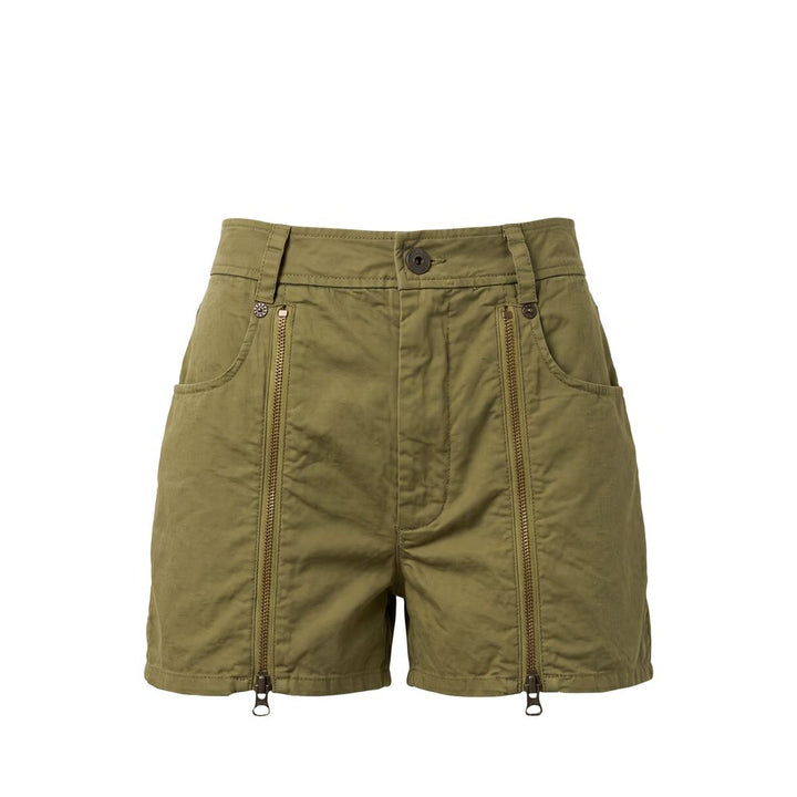 Mr&amp;Mrs Italy Green Cotton Women Shorts