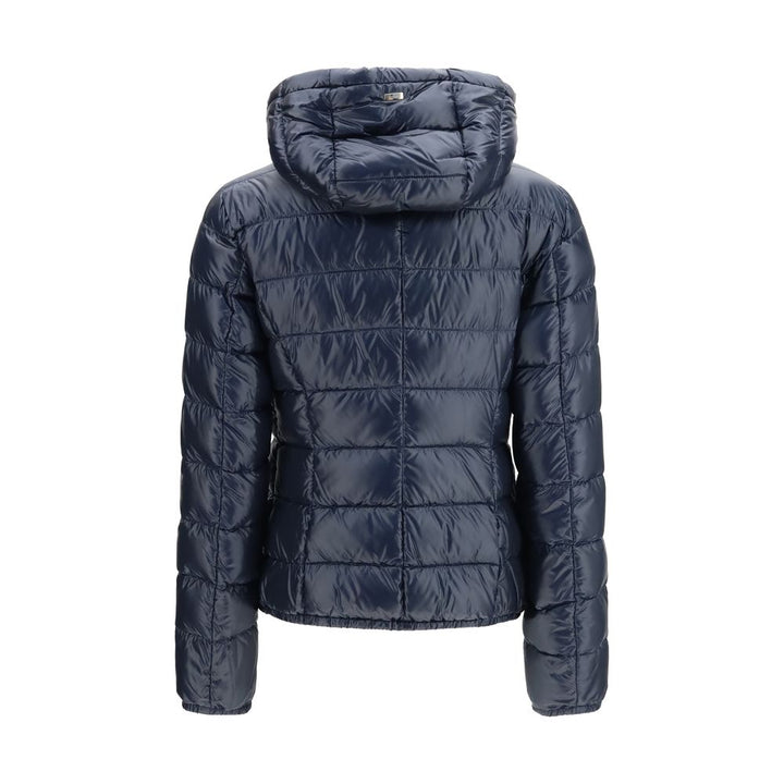 Herno Blue Polyamide Full-Length Jacket