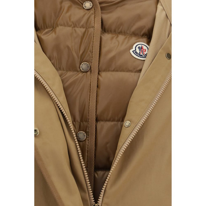 Moncler Beige Polyamide Shell Jacket