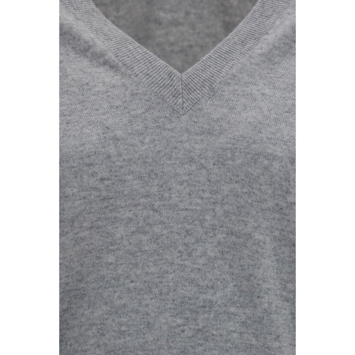 Brunello Cucinelli Gray Cashmere Sweater