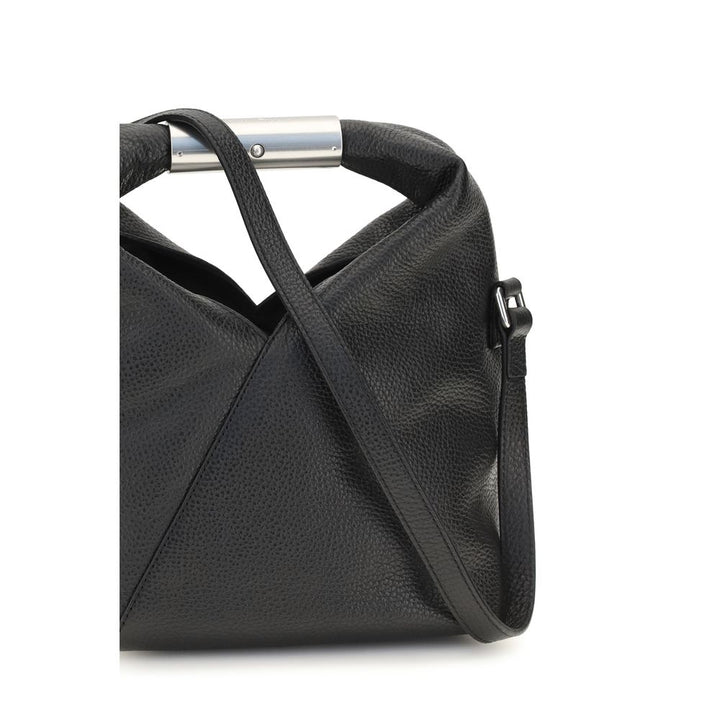 MM6 Black Calf Leather Bos Taurus Handbag