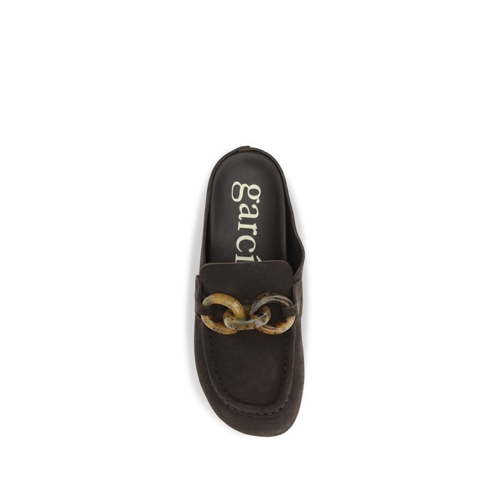 Pedro García Brown Calf Leather Bos Taurus Mules