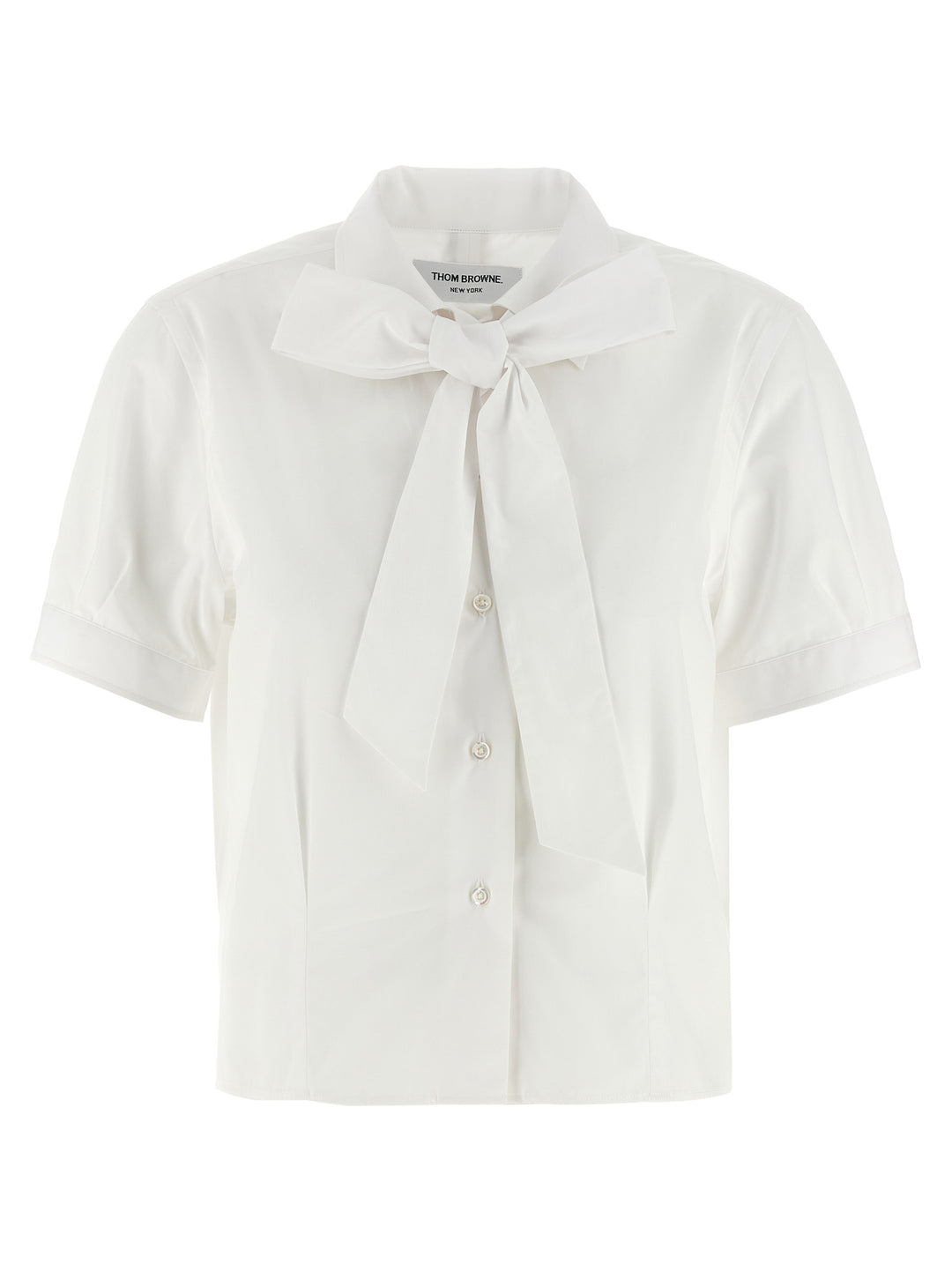 Thom Browne White Cotton Blouse