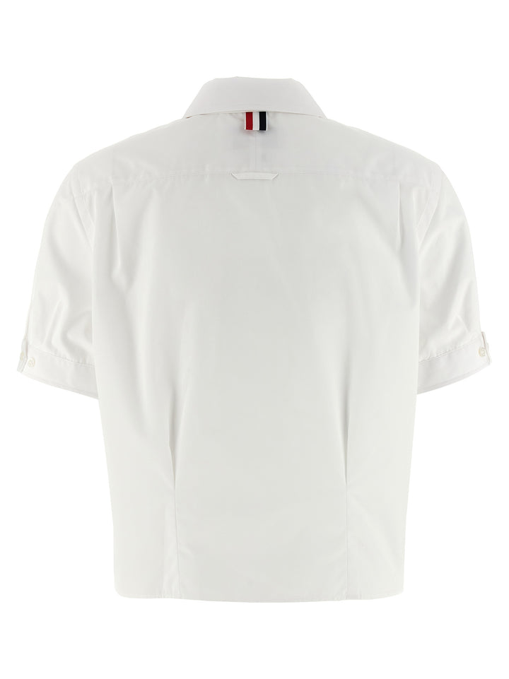 Thom Browne White Cotton Blouse