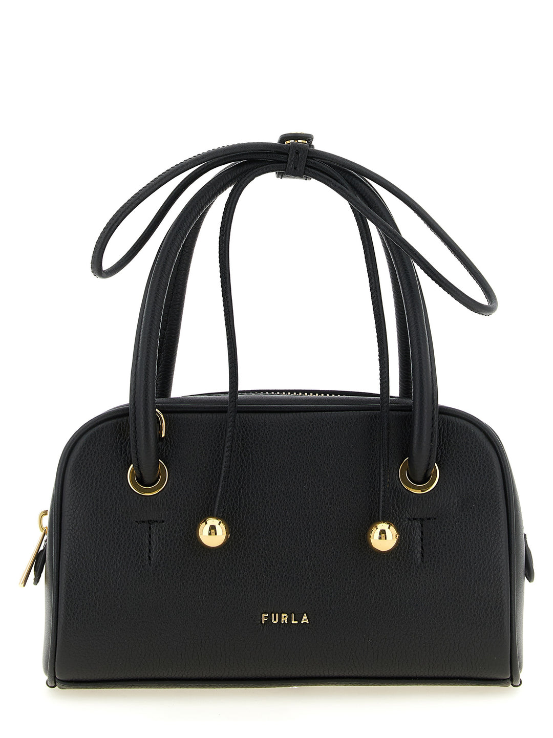 Furla Black Calfskin Handbag