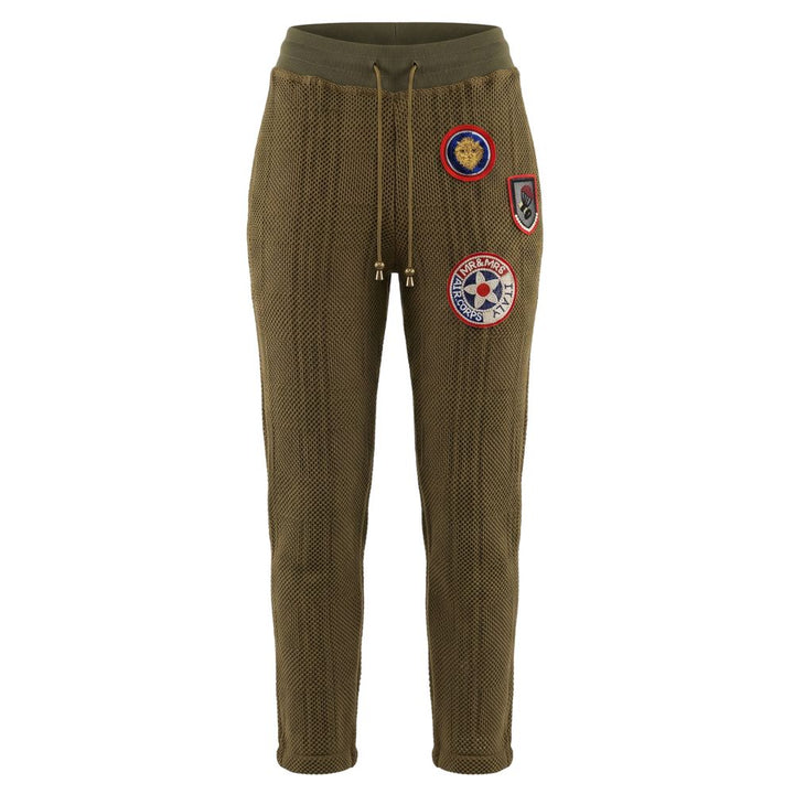 Mr&amp;Mrs Italy Green Mesh Women Pants