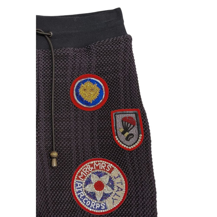Mr&amp;Mrs Italy Blue Knit Women Pants