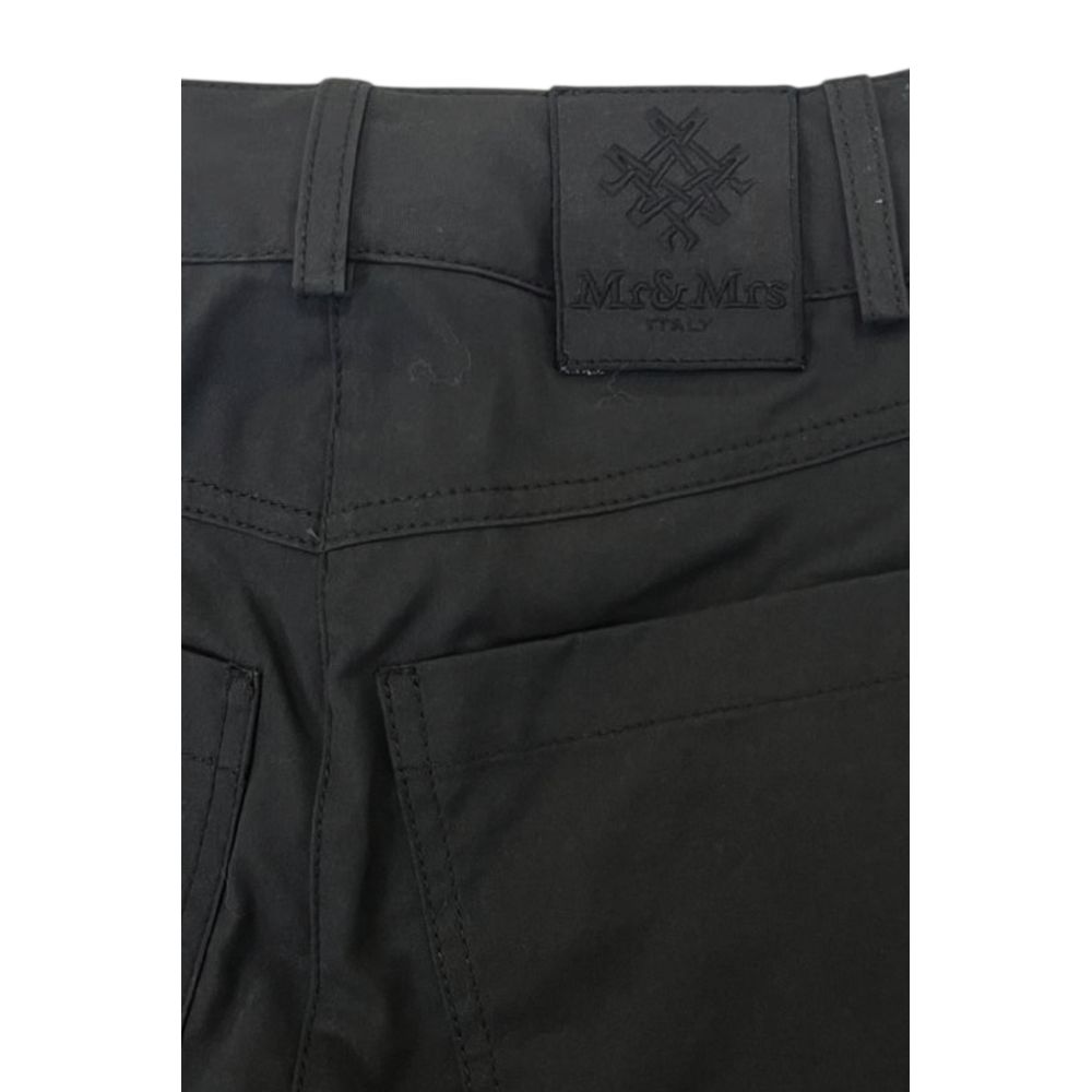 Mr&amp;Mrs Italy Black Cotton Women Pants
