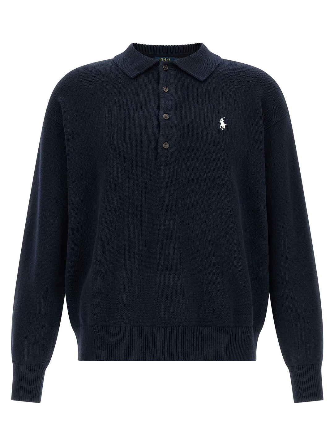 Polo Ralph Lauren Blue Cotton Cardigan